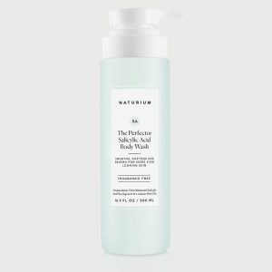 Naturium The Perfector Salicylic Acid Body Wash Fragrance Free Smooth Keratosis Pilaris Exfoliating Body Cleanser 16.9 FL OZ / 500 ML
