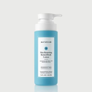 Naturium Skin-Renewing Retinol Body Lotion Fragrance Free Anti-Aging Smoothing Shea Butter Moisturizer 14 FL OZ 414 ML